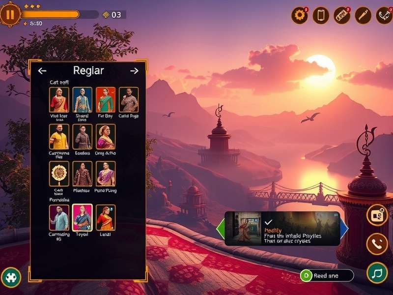 Goa Prodigy Sage gameplay screenshot showing mystical Indian landscapes